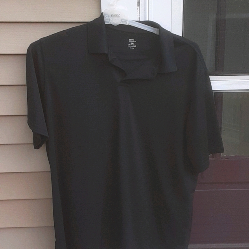 Marc Edward's XXL Black Short Sleeve Mens Pullover